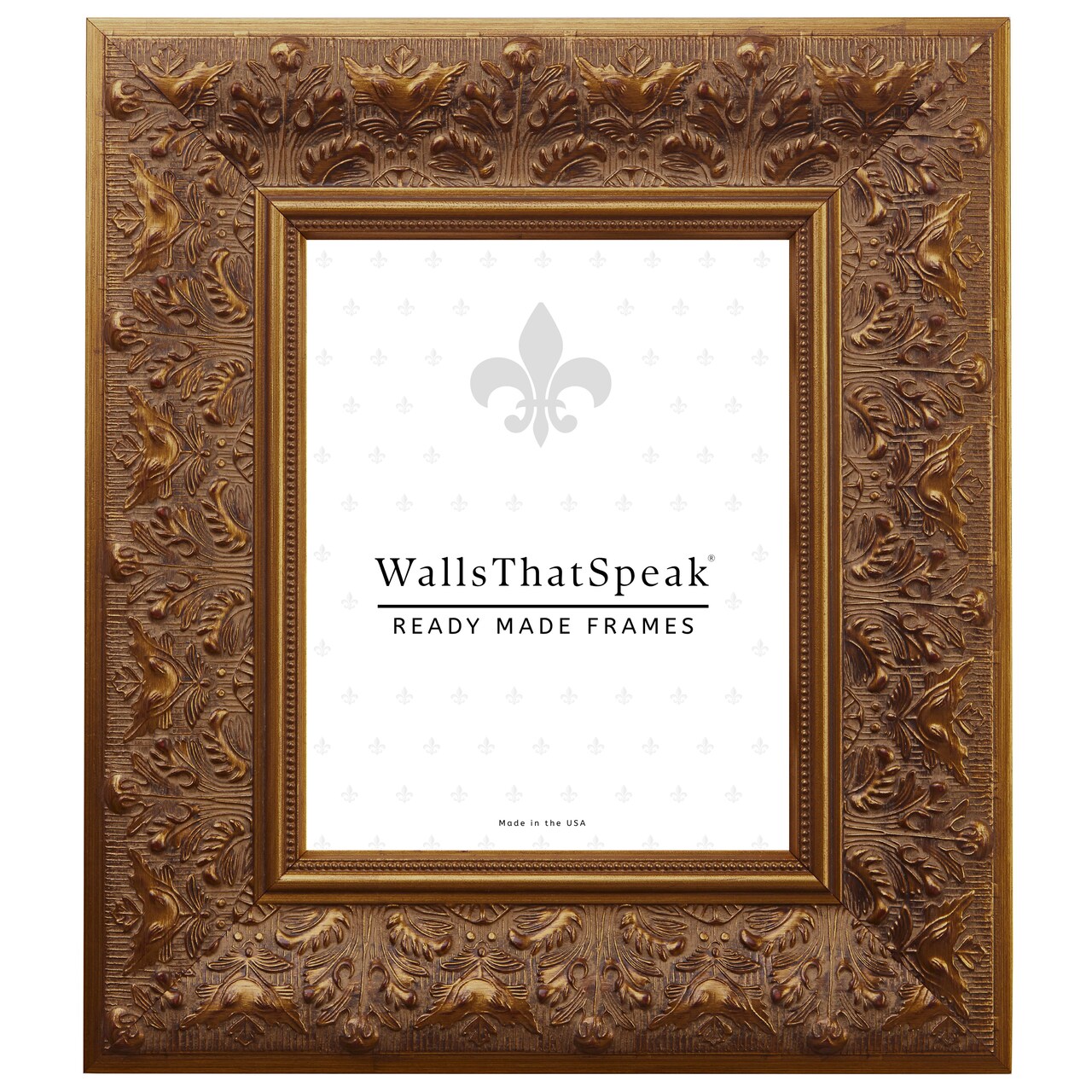 11x14 Picture Frame, Borromini 3.25 Inch Wood Moulding, Wall Display Frame for Art, Posters, or Photos by wallsthatspeak